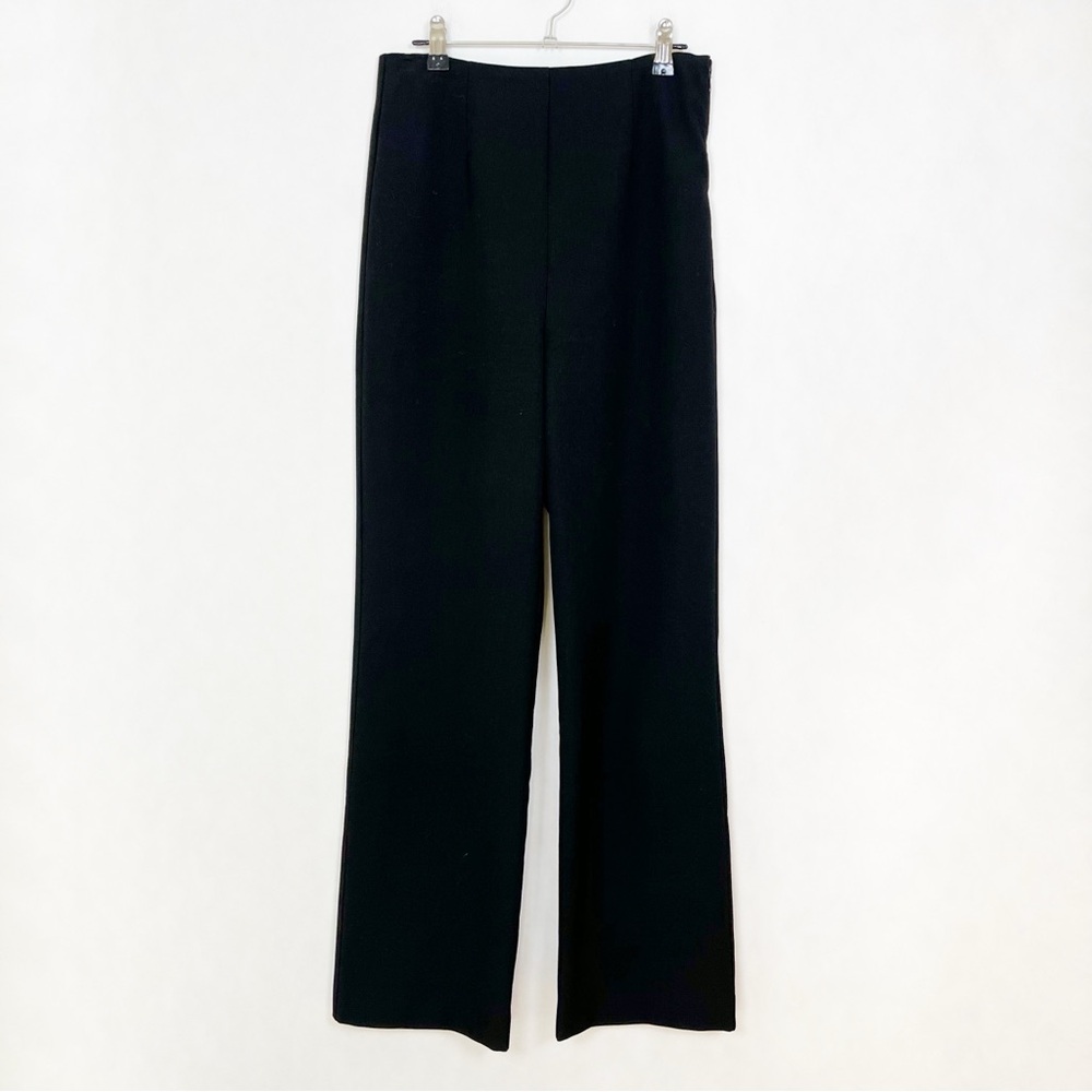 Wilfred Black High-Rise Wide-Leg Trousers